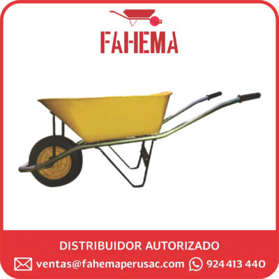 Carretilla Soldada Color Amarillo
