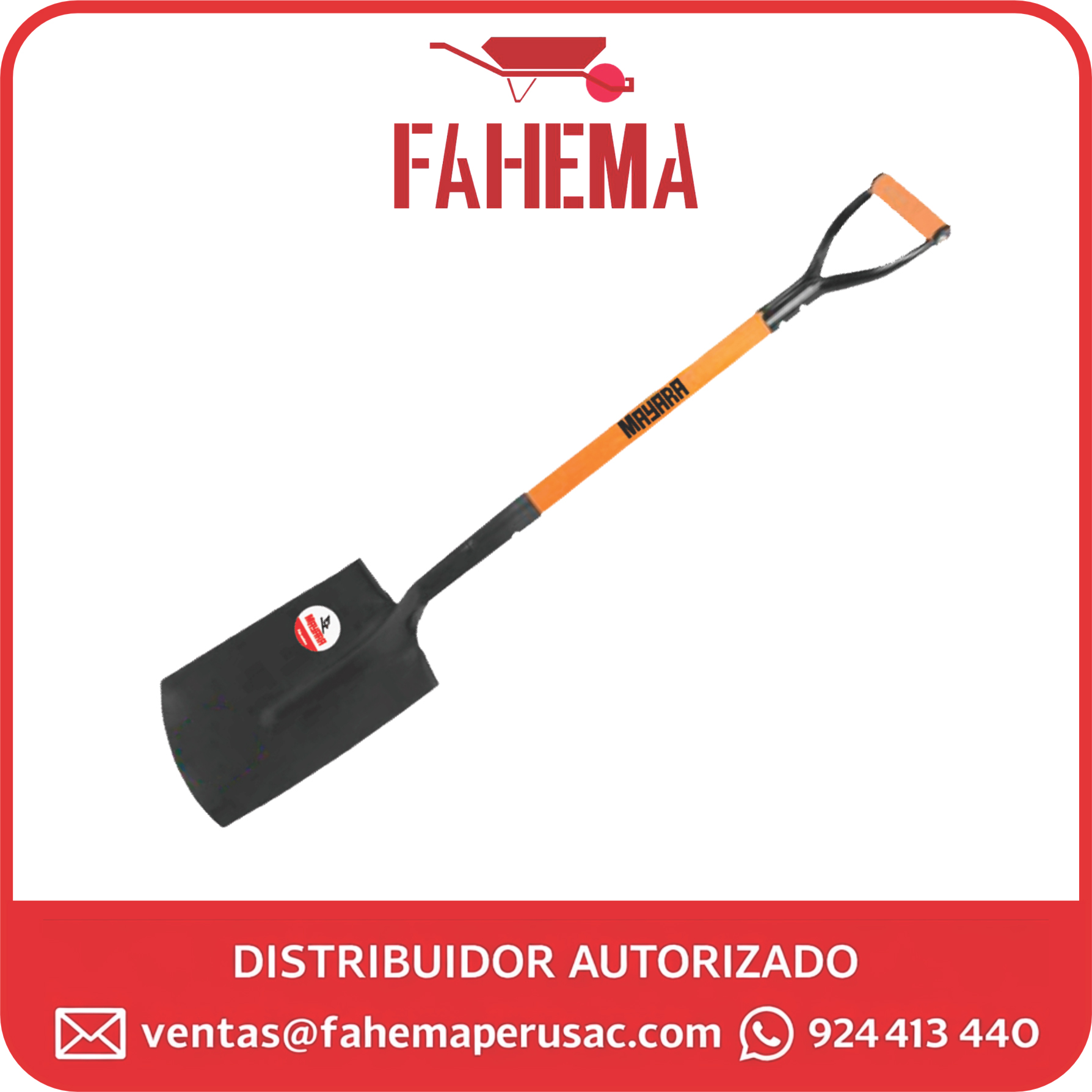 Pala Cuchara con Mango de Madera